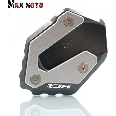 (Titane) Compatible avec Yamaha XJ6 XJ6F XJ6N DIVERSION 2009-2015 - Béquille latérale CNC - Extension de béquille - Plaque de support - Maxpower (1/4)