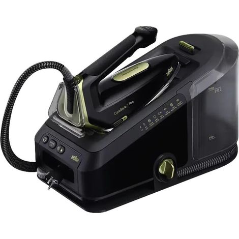 Braun Bügelstation Braun Sortiment IS7298CP CareStyle 7 Pro schwarz/metallic olive