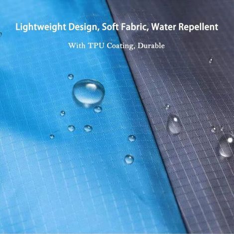 Natte de Plage, Tapis Pour Pique Nique 200x210cm Couverture de Plage Ultra-légère Natte de Plage extérieure imperméable pour la Pl (1/4)