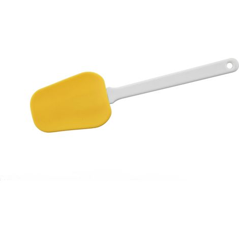 Semicircular Silicone Spatula for Mixing and Scraping