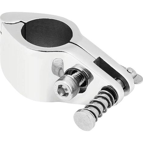 Bimini Jaw Slides Marine Boat Amarking Hardware 316 Stainless Steel 7/8in Bimini Top Hinge Klappbar Verriegelbar Klauenförmig Klappbare Schiebehalterung in. (1/5)