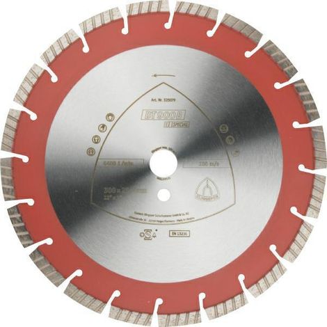 Klingspor DT 900 B disco diamantado 400 mm soldado con láser