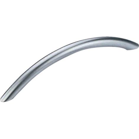 Poignée anse entraxe 128 mm diamètre 10 mm acier finition chromé brillant