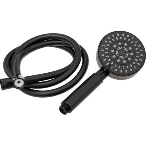 Five Simply Smart – Pommeau de douche flexible 23 cm – 5 fonctions : pluie, massage, spray – PVC et ABS – Flexible 150 cm pour liberté de mouvement (1/3)