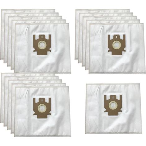 Sacs filtrants à poussière compatibles avec les aspirateurs Hoover TYPE H60 H30 H52 ENIGMA TE7 TE70 TEN2400 ARIANNE TELIOS T2100 T2599 T2615 T2621 T2740 T2760 (10 pièces)