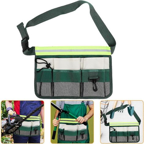 Sac à outils indispensable pour le jardinier, ajustable et réfléchissant, avec composants renforcés