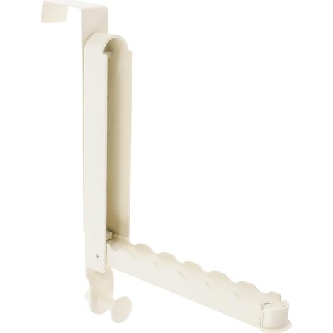 Générique Over The Door Drying Rack, Retractable Towel Rod, Foldable Space-Saving Design, Sturdy Round Hook, 6- Organizer, Rust-Resistant for Bathroom, Laundry Room, Indoor Clothes Drying (1/5)