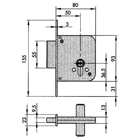Cerrad.segur.8801 Hs-6 5ll. M3 Azbe