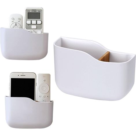 Support adhésif - pour télécommande - Lecteur multimédia mural - Support de contrôleur 1 PC Blanc (1/5)