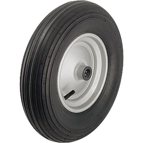 Pneu a sculpture rayure P 401/20-90R, charge 250 kg, roue diam. 400mm, trou axial diam. 20mm (1/2)