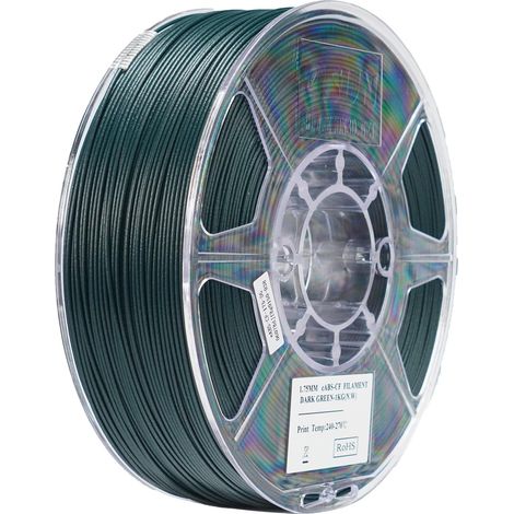 Filamento per stampa 3D esun eabs-cf alta resistenza finitura opaca