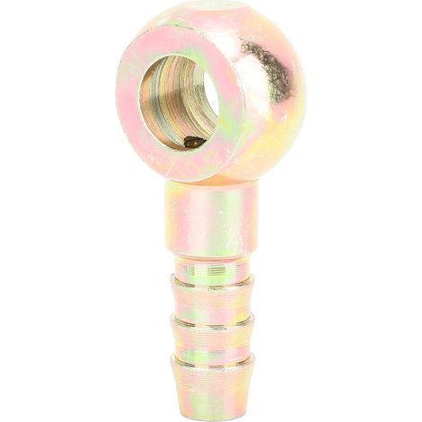 Ortviai Raccord à embout conique pour tuyau – Adaptateur M10 vers 3/8" (9,5 mm), acier zingué, haute résistance sous pression