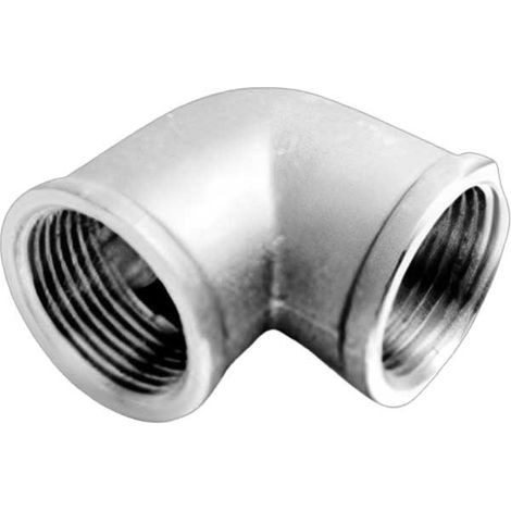Codo Hembra - Hembra Cromo Latón  Medidas  Accesorios Fontanería: 1/2''