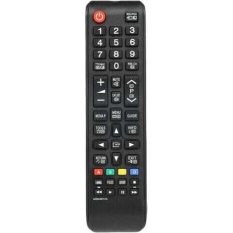 Télécommande, télécommande universelle sans fil pour Samsung HDTV LED Smart TV numérique, noir Télécommande et émetteur mural pour motorisations (1/3)