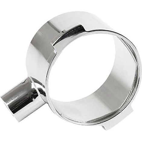 Accessoires pour cafetière Delonghi 51 mm, poignée sans fond en acier inoxydable, double oreille, sans panier-filtre. (1/5)