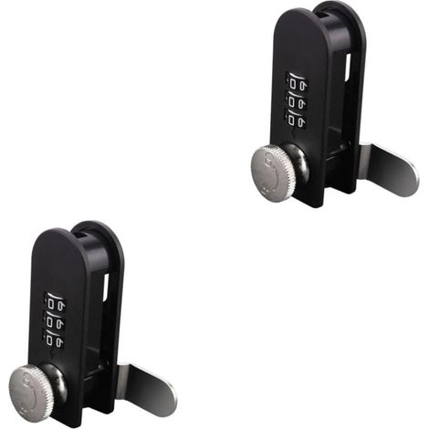 2 Pièces Serrure à Combinaison pour Armoire Boîte Aux Lettres Serrure pour Cabinet Facile à Installer Résistante Aux Chocs (1/5)