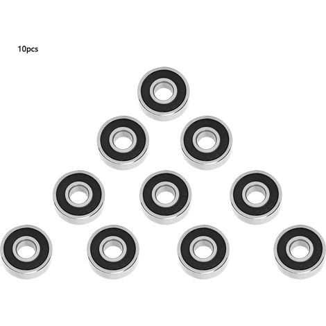 10pcsDouble sided Rubber Sealed Deep Groove Ball Bearings (695-2RS 5x13x4mm) (1/5)