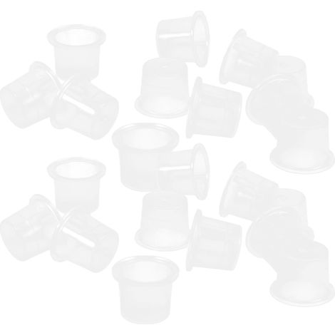 godets d encre transparents en plastique avec base pour