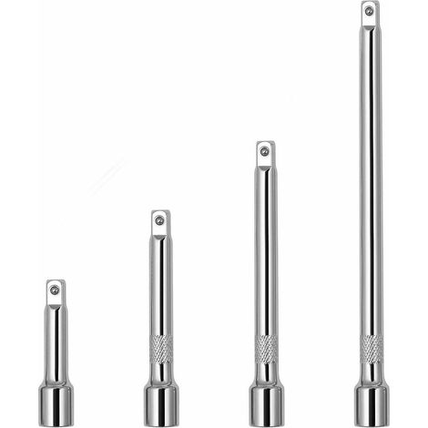 SET PROLUNGHE 4 PZ PROLUNGA CHIAVI A BUSSOLA DA 1/4&quot 50 75 100 150 MM 585 SDY