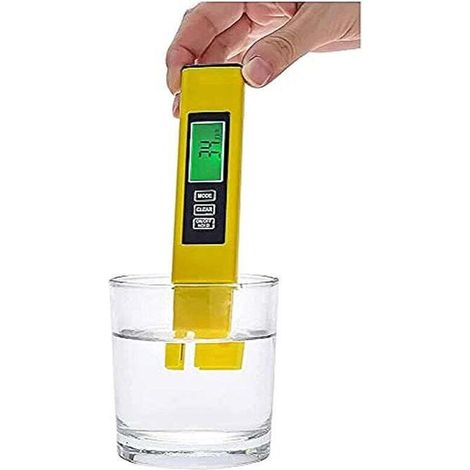 3-in-1 Präzisions-Digital-TDS-Messgerät, Wasserqualitätstester, ideal für Trinkwasser, 0–9990 ppm, EC-Thermometer, Wasserqualitätstester