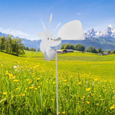Moulin à vent à rotation rapide à 360° avec rotor en acier inoxydable (1/5)