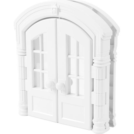Porte française pour chat, Double porte élégante, installation facile, sécurité intérieure pour animaux de compagnie, pour la maison et le magasin (1/5)