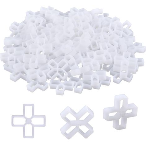 Croisillons de Carrelage 10mm,1000 PCS Croisillons Nivelant Entretoises de Pavage en Forme de Croix de Joint Croisillon de Carreleur pour Carreaux Bricolage Pavage Carrelage Mur Carrelage Jardin (1/5)