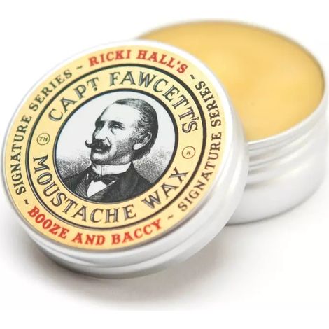 Cera para bigote Ricki Hall Booze & Baccy - Captain Fawcett - 15 ml (1/2)