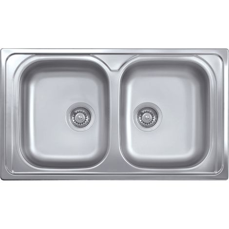 Spüle 86x50 2 Becken SA322