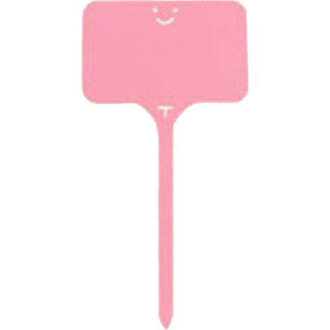 100 wasserfeste T-förmige Pflanzenetiketten aus Kunststoff, Gartendekoration, Gartenetiketten, Blumenetiketten für Baumschulen – Rosa