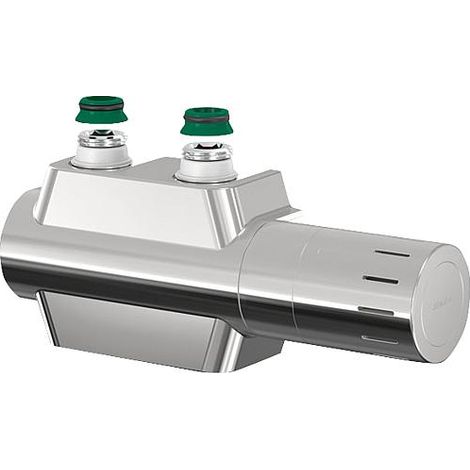 Simplex Ventilhahnblock Variodesign für Einrohrheizung mit Bypassregulierung weiß