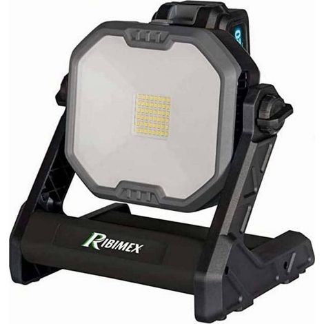 Projecteur R-BAT20 20V - Avec Batterie 2Amp et Chargeur - Éclairage Puissant et Pratique - D-Work