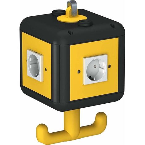 OBO Bettermann Vertr Bloque de alimentación IP20 negro con asa