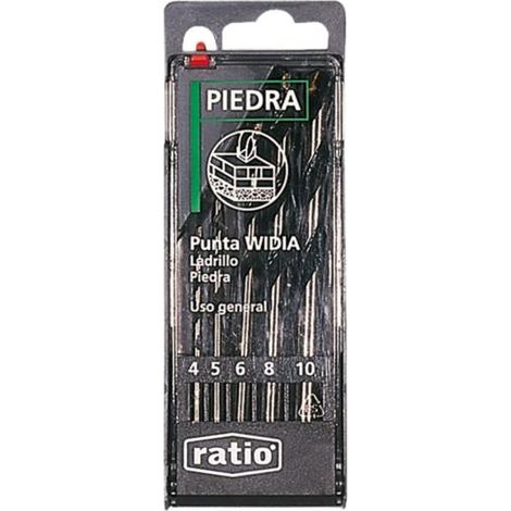 Juego 5 brocas pared Ratio -