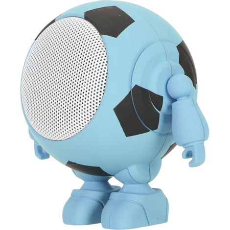 Tragbarer und kompakter kabelloser Stereo-Bluetooth-Lautsprecher, ideal für Partys zu Hause (blau). Kompatibel mit drahtloser serieller Verbindung. (1/5)