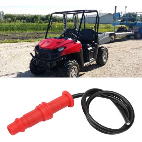 Câble et capuchon de bougie d'allumage compatibles avec Polaris Ranger 400 HO 2010-2011 (réf. 3084980) (1/5)
