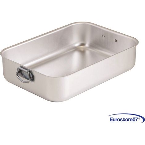 Ballarini Rostiera testo rettangolare alta in alluminio cm.35x25 professionale (1/3)