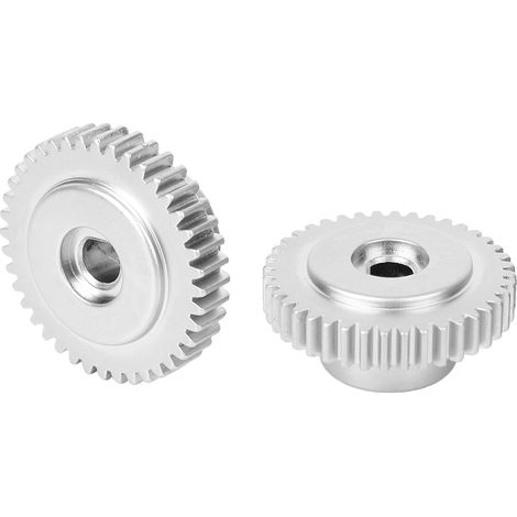 engrenages à trou en D en métal haute résistance, 40 dents, pièces pour robots industriels, trou central de 6 mm (1/5)