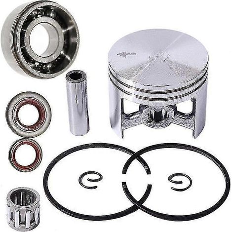 Segments de piston de 48 mm compatibles avec les tronçonneuses Stihl MS360C, MS340, 036QS et 034 Super Pro - Joints d'huile (1/4)