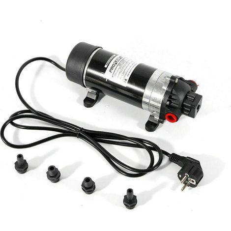 160M self-priming booster pump 220V 120W water pump domestic water supply system automatic household stainless steel booster pump for water heating solar water filter pipeline （EU Plug）