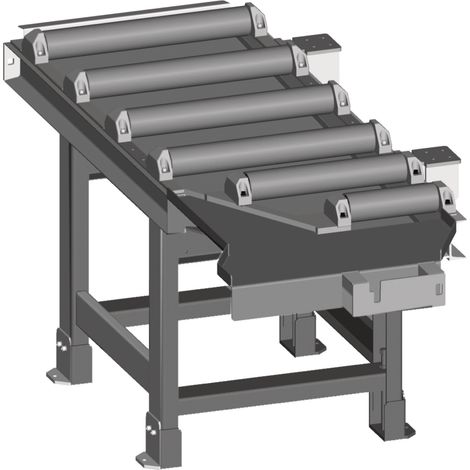 metallkraft Zufuhrrollenbahn für 60°-Schnitte
