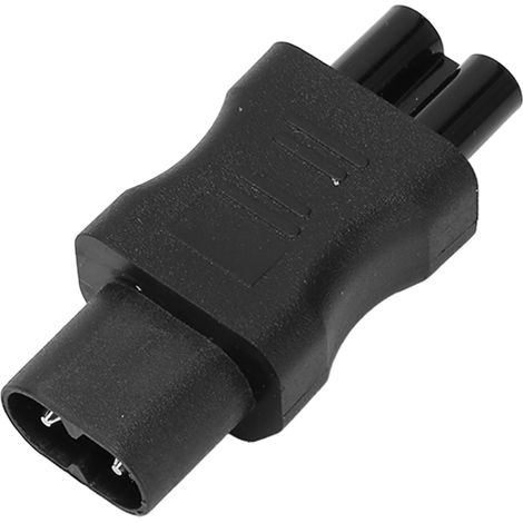 Lot de 5 adaptateurs IEC320 C8 vers IEC320 C5 pour ordinateur, convertisseur d'alimentation 10 A / 2,5 A, 250 V, 2500 W, pour PDU/PC (1/5)