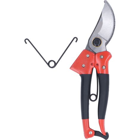 20 mm galvanisierte, federbelastete Gartenschere zum Beschneiden von Ästen (1/5)
