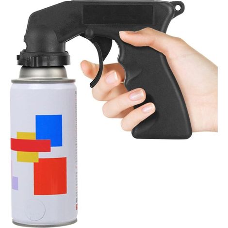 Universal Aerosol Paint Spray Gun Handle with Collar Car Maintenance Repair Tool