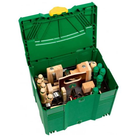 Set d'outils pour menuisier – 30 unités – Pour bois dur et teck – Coffret Systainer avec porte-outils amovible