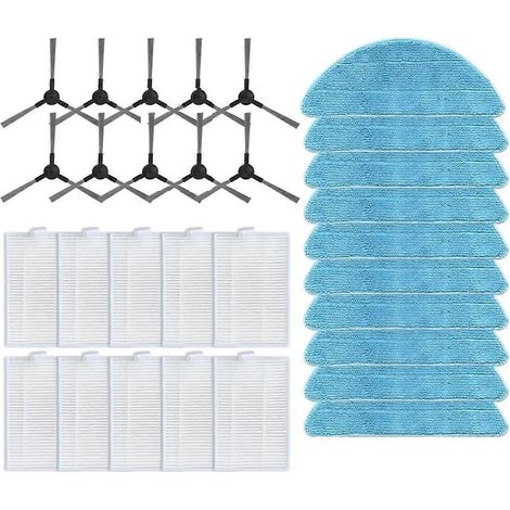 Convient aux chiffons de nettoyage à filtre HEPA pour brosse latérale HEXO Duo (1/5)