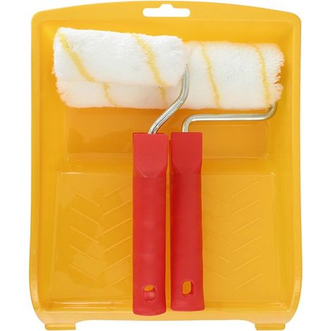 Malerset PRAMOS, Acryl, 2x Walze + Wanne
