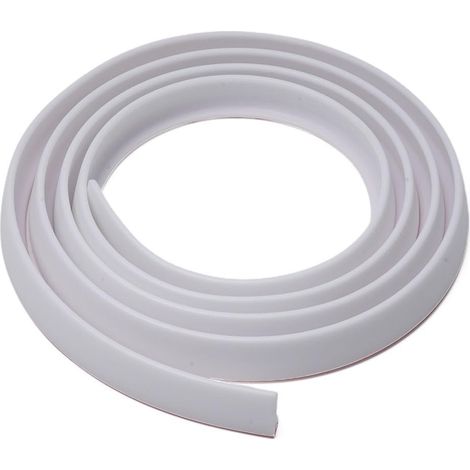 Barrière de seuil de douche en silicone, barrière de sol pour pièce humide, bande d’étanchéité pour bac à douche, bande d’arrêt d’eau, bande d’étanchéité pour bord de lavabo de cuisine et de salle de (1/5)