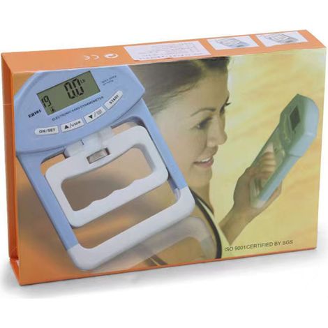 Dynamomètre manuel numérique avec écran LCD, appareil électronique de renforcement de la main, mesureur de force de préhension réglable (1/5)