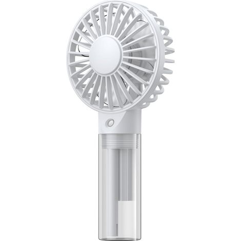 CSPARKV Tragbarer Nebelventilator – wiederaufladbarer persönlicher Wassernebelventilator mit 32-ml-Wassertank, Mini-Handkühlventilator für Reisen, Outdoor, Make-up